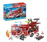 PLAYMOBIL City Action 9464 Feuerwehr-Rüstfahrzeug mit Licht und Sound, Ab 5 Jahren