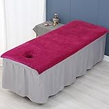 Schönheitssalon Badetuch Großhandel Spezialmarke Betttuch mit Loch großes Handtuch Massage...
