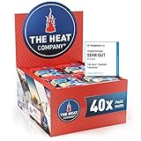 THE HEAT COMPANY Fußwärmer - 40 Paar - EXTRA WARM - klebend - Zehenwärmer - 8 Stunden warme...