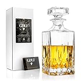 GDLF® Whisky Karaffe Kristall | Dekanter Vintage | 800ml | Whiskey Set | Geschenke für Männer |...