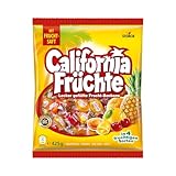 California Früchte – 1 x 425g – Gefüllte Bonbons mit Fruchtsaft – In vier verschiedenen...