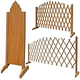 GARDEBRUK® Rankgitter Gartenzaun bis 200 cm ausziehbar faltbar verstellbar Garten Balkon Spalier...