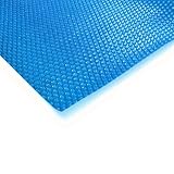 Zelsius Solarfolie, eckig | 6 x 4 m | blau | 400µ | Noppenfolie, schwimmend | Poolabdeckung, Solar...