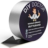 DIY Doctor Butylband - 50 mm x 5 m Wasserdichtes Klebeband - Dichtband selbstklebend - Klebeband...