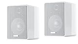 Canton Plus MX.3 2-Wege Regallautsprecher, 40/70 Watt, weiß hochglanz (Paar)