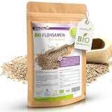 Vita2You BIO Flohsamen 99% Reinheit - 1000g Zippbeutel - Höchste Reinheit - 1kg indische Flohsamen...