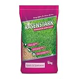 RASENSTARK Sport- und Spielrasen I robuste Rasensaat I 10 kg für 250 m² I ideal zur Neuanlage oder...