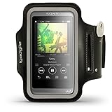 iGadgitz U6384 Reflektierenden Schwarz Sports Jogging Armband Laufen Fitness Oberarmtasche...