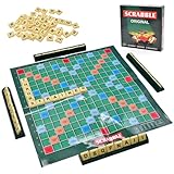 IOSCDH Scrabble Brettspiel, Scrabble Buchstaben Holz, Familienspiele und Wortspiele, für...