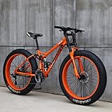 Nationalr Reeim Mountainbike, 26 Zoll (66 cm), Mjh-01, Erwachsene, Fat tire Bike, 21-Gang-Fahrrad,...