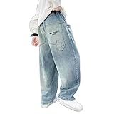 Jeans für Jungen mit Fleecefutter für den Winter und Dicke, warme Freizeithosen mit bequemer...