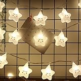 ENLACE Stern Lichterkette, 1,5M 10 LED Lichterkette Kinderzimmer Batteriebetrieben,...