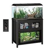 Aquarium Unterschrank, 50 Gal / 190 L Aquarium Unterschrank mit Ladesteckdose & Stauraum, 200 kg...