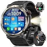Blackview Smartwatch Herren, Beleuchtung, Kompass, IP68 Wasserdicht, 100 Tage Akku, 1,45''...