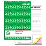 SIGEL SD063 Bautagebuch A4, 3x40 Blatt, selbstdurchschreibend, mikroperforiert, mit Abheftlochung,...