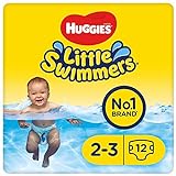 Huggies Little Swimmers Einweg-Schwimmwindeln für Babys und Kinder, Größe 2-3 (3-8 kg), 12...