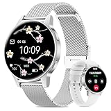 Miecgth 2025 NEU Smartwatch Damen, 1.27' TFT Voll Touchscreen Smart Watch mit Telefonfunktion...
