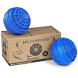 Original Waltola® Öko Waschball - 2er Set - Besonders Stabiler Wäscheball - Waschkugel für...