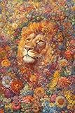 Diamond Painting LöWe Diamond Painting Erwachsene Blume Kreativ Set für Erwachsene und Kinder, 5D...