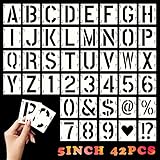 Schablone Buchstaben Schablonen Zahlen Buchstaben Groß Alphabet Schablone Kunststoff Verbindbar...