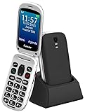 Funker E300 Max Audio 3 4G, Telefon mit einfach zu bedienendem Deckel, große Tasten und großes...