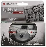 AGFA Photo 601026 - Appareil Photo Jetable LeBox Black&White, 27 Photos, Objectif Optique 31 mm -...