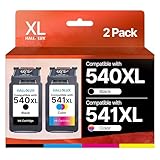 540XL 541XL Multipack Kompatibel für Canon Druckerpatronen 540 541 für Canon TS5150...
