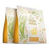 Veganes Proteinpulver | Vanille | 1.2kg Eiweißpulver | Premiumqualität Protein | Made in Germany |...
