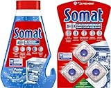 SOMAT 5in1 Reinigungs-Set für die Spülmaschine, bestehend aus Intensiv-Maschinenreiniger (250 ml)...