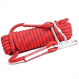 WOTZOV Kletterseil, Kletterseil, Fluchtseil für Zuhause, Feuer, Notfälle, 10 m, 15 m, 20 m, 30 m,...
