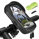 Handyhalterung Fahrrad Wasserdicht Handyhalter Motorrad 360°Drehbarem Fahrradhalterung Lenkertasche...