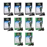 Crottendorfer Räucherkerzen 10er Set (10 x 24 Stück) – 5X Tannenduft und 5X Weihnachtlicher...