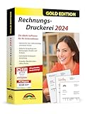 Rechnungsdruckerei 2024 Gold Edition – Rechnungsprogramm für Unternehmer, Handwerker,...