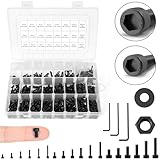 Winter Shore (1290 Teile M2, M3 & M4 Schrauben Muttern Set mit Unterlegscheiben - Metrisch, mit...