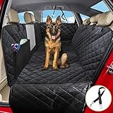 Sosayet Hundedecke Auto Rückbank - 4-in-1 Autoschondecke für Hunde mit Seitenschutz, Sichtfenster...