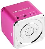 MusicMan, 3531 MINI Musicman PINK, Con Cable , Mini Soundstation (MP3 Player, Stereo Lautsprecher,...