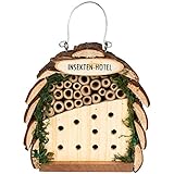 Gardigo 90531 Insektenhotel für Bienen & Marienkäfer, 16 cm Groß