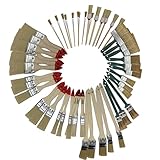 Mehr-teiliges Maler Pinselset – Flachpinsel, Heizkörperpinsel, Ringpinsel & Lasurpinsel – Profi...