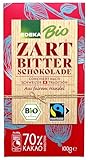 Edeka Bio Zart-Bitter Schokolade 70% Kakao, 12er Pack (12 x 100g)