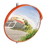 Relaxdays 10028416_47 Verkehrsspiegel cm, 45 cm, professionell, wetterfest, unzerbrechlich, Innen &...