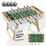 Artsport Tischkicker ProKick - Stabiler Kickertisch aus MDF, 11-gegen-11 Spielfläche,...