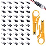 50 Stk Kabel Steckverbinder 2 Polig Klein, 2-Polig Stecker 2 Poliger Stecker, Steckverbindung...