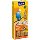 Vitakraft Kräcker Original mit Honig & Sesam für Wellensi...
