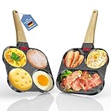 YOYIKKO Spiegeleipfanne 2er Pack, Pancake Pfannkuchen-Omelett-Pfanne, gesunde Eierpfanne für...