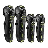 Motorrad Knie Schienbeinschoner, Flexibel Knieschoner Armschützer, Motorrad Knie Ellenbogenschutz,...