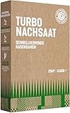 GardenGloss Rasensamen Schnellkeimend - Made in Germany - 25m2 Fläche - Grassamen Nachsaat und...