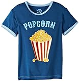 Kicky Pants Baby-Jungen T-Shirt mit Aufdruck, Twilight Popcorn, 4 Jahre