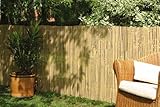 DE-COmmerce® Bambus Zaun Sichtschutz CALAMA extra gehärtet (HxB) 120 x 300 cm Balkonsichtschutz,...