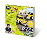 STAEDTLER Spiel- und Modellier-Set FIMO kids'Construction trucks', besonders weiche Modelliermasse,...