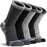 5 Paar Wandersocken aus Merinowolle, thermisch, warm, Winter, gemütlich, feuchtigkeitsableitend,...